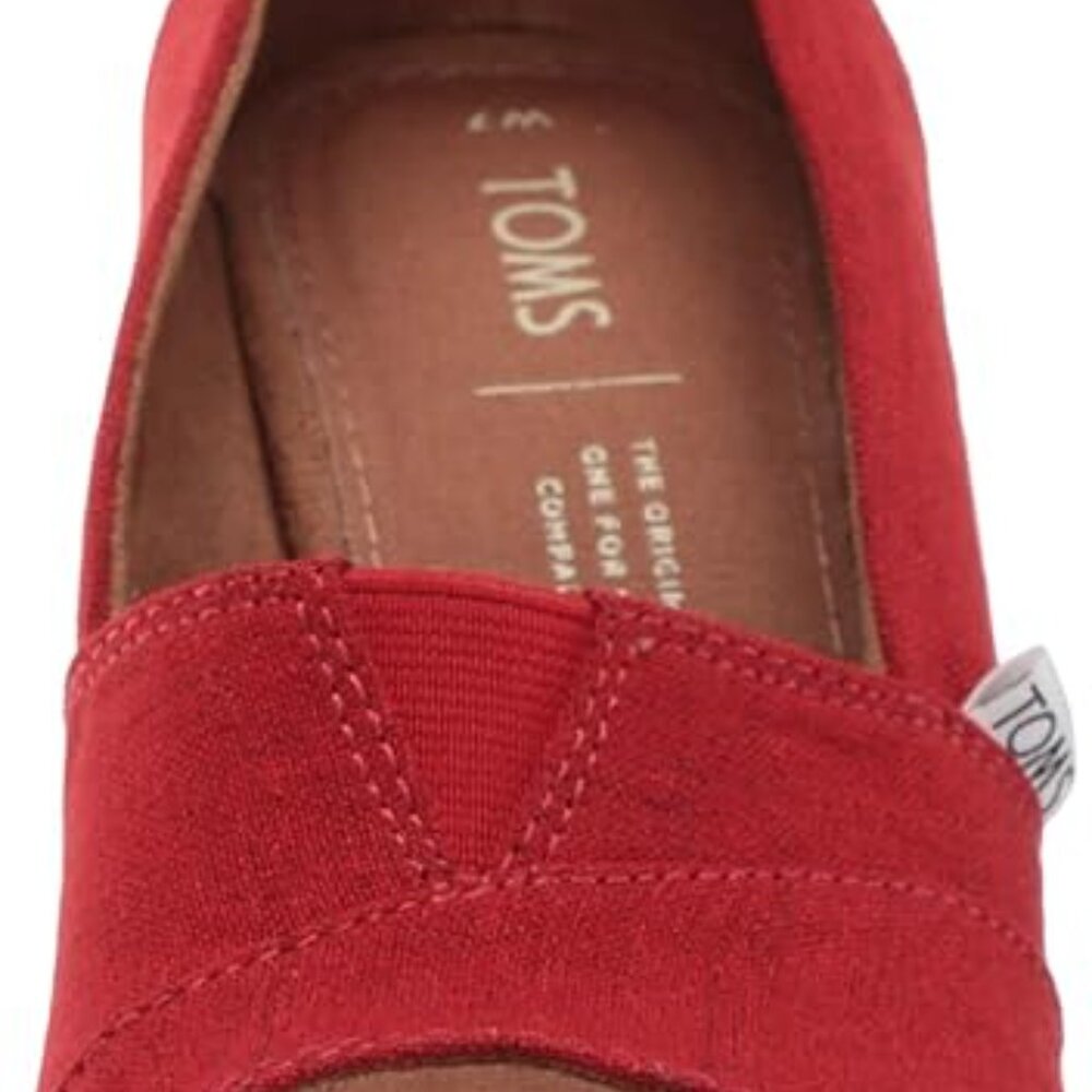 TOMS Women's Classic Espadrille Wedge Sandal 6W - Picture 2 of 3